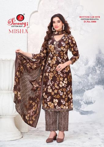 Ganeshji Misha Vol 1 Cotton Printed Dress Material