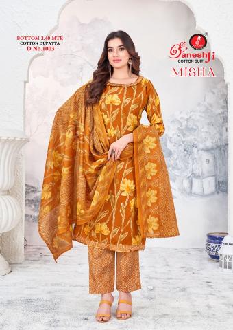 Ganeshji Misha Vol 1 Cotton Printed Dress Material