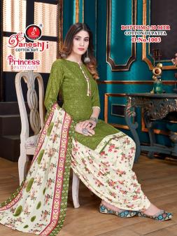 Ganeshji Princess Patiyala Vol 1 Cotton Printed Dress Material