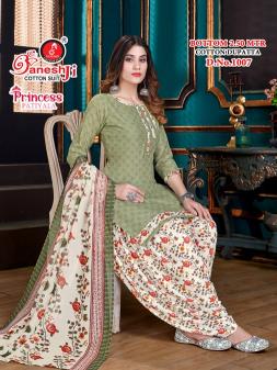 Ganeshji Princess Patiyala Vol 1 Cotton Printed Dress Material