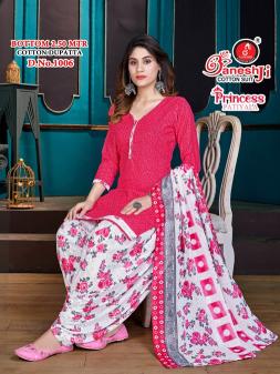 Ganeshji Princess Patiyala Vol 1 Cotton Printed Dress Material