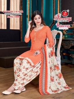 Ganeshji Princess Patiyala Vol 1 Cotton Printed Dress Material