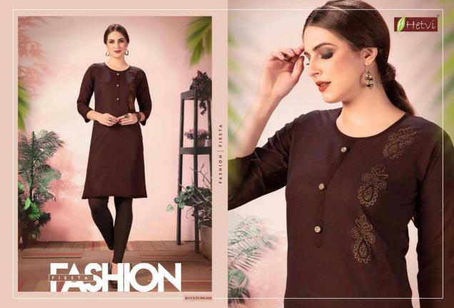 Hetvi Culture Heavy Rayon Running Wear Kurti