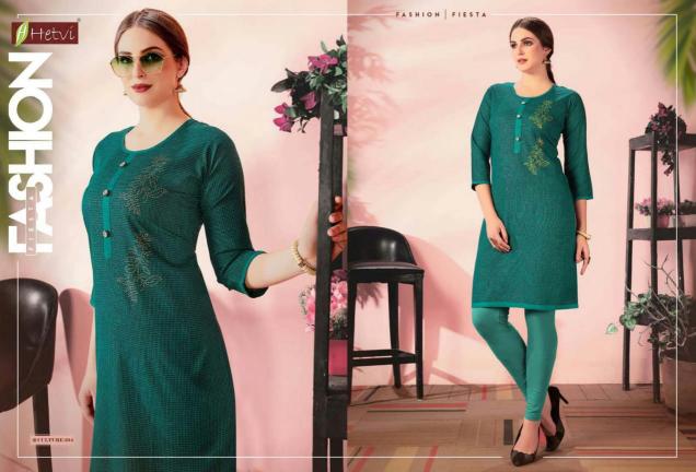 Hetvi Culture Heavy Rayon Running Wear Kurti