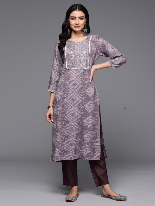 Indo Era 2392 Rayon Printed Embroidered Kurti Collection