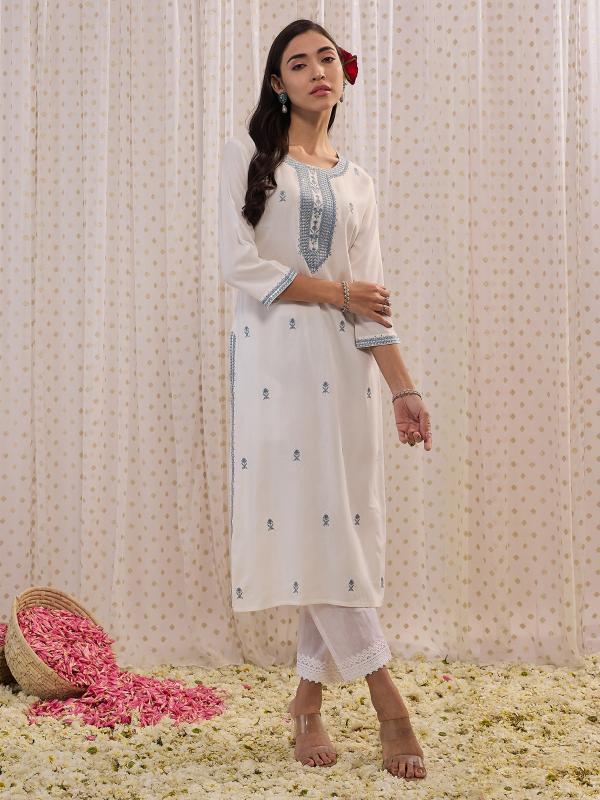 Indo Era 2483 Cotton Embroidered Kurta Collection