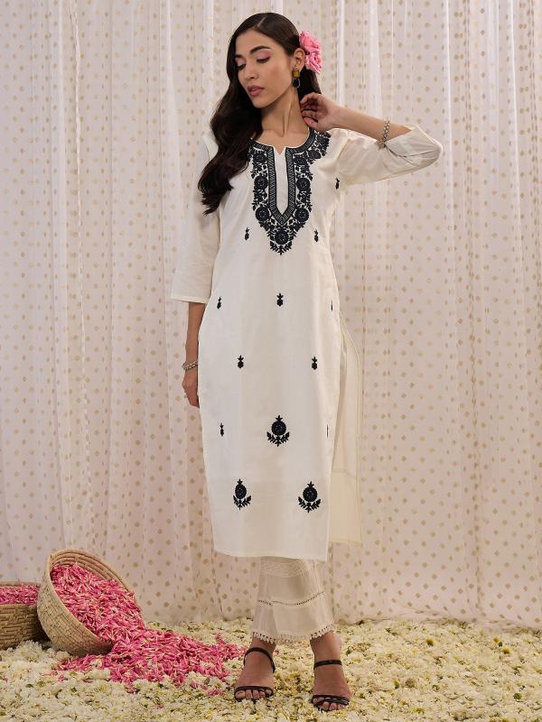 Indo Era 2483 Cotton Embroidered Kurta Collection