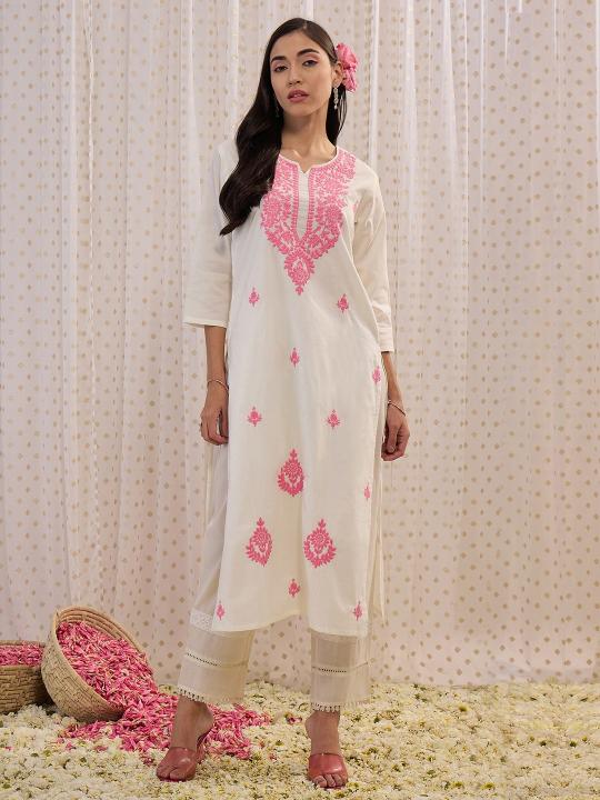 Indo Era 2483 Cotton Embroidered Kurta Collection