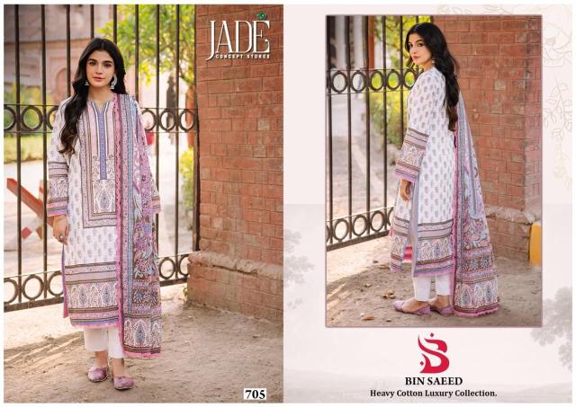 Jade Bin Saeed Vol 7 Heavy Cotton Luxury Dress Material Collection