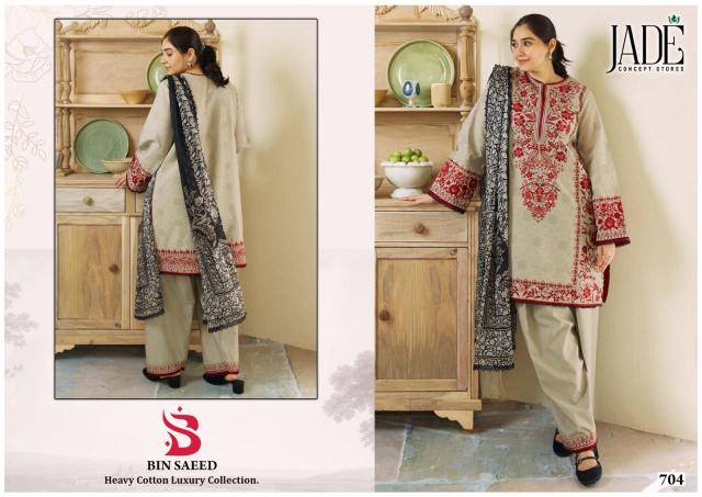 Jade Bin Saeed Vol 7 Heavy Cotton Luxury Dress Material Collection