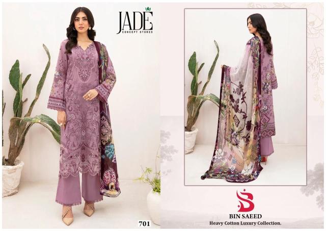 Jade Bin Saeed Vol 7 Heavy Cotton Luxury Dress Material Collection