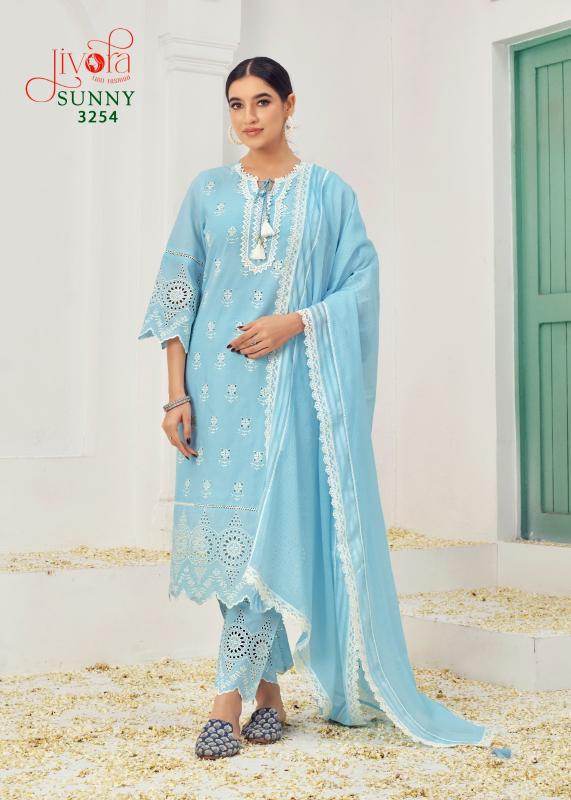 Jivora Sunny Cotton Embroidered Ready Made Collection