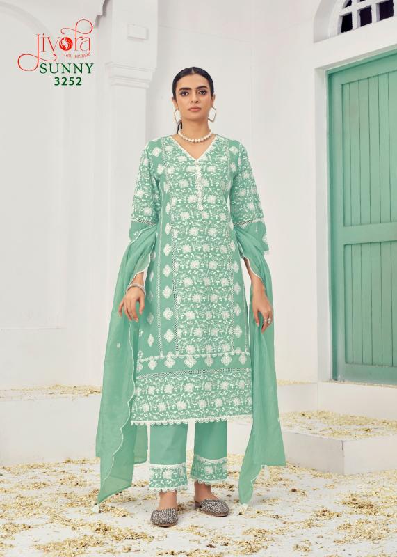 Jivora Sunny Cotton Embroidered Ready Made Collection