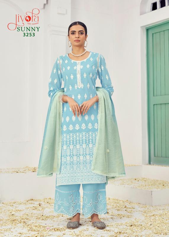 Jivora Sunny Cotton Embroidered Ready Made Collection