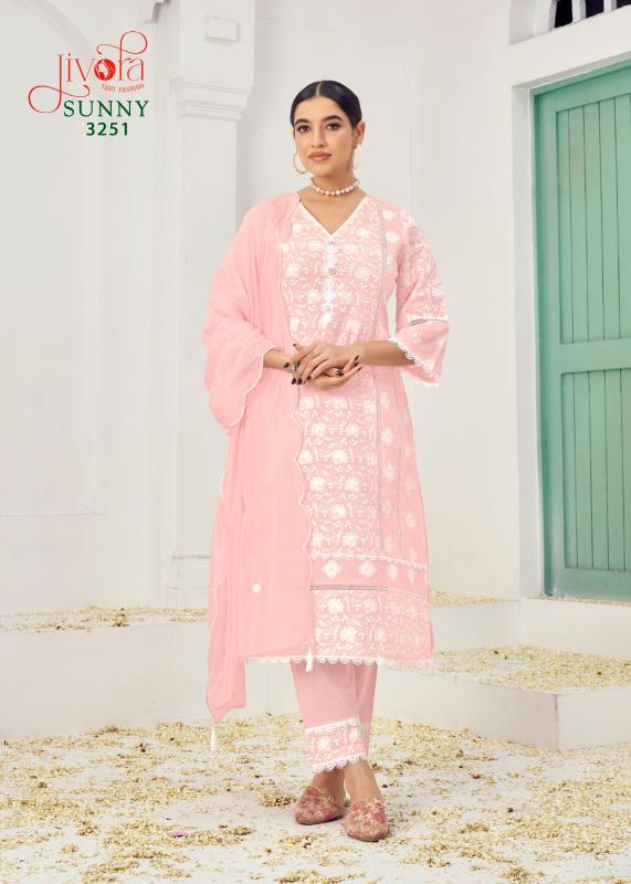 Jivora Sunny Cotton Embroidered Ready Made Collection