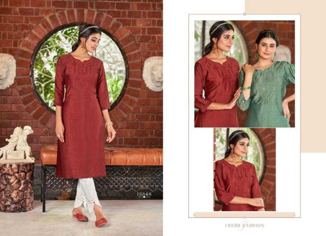 Kalaroop Alisha Designer Long Kurti Collection