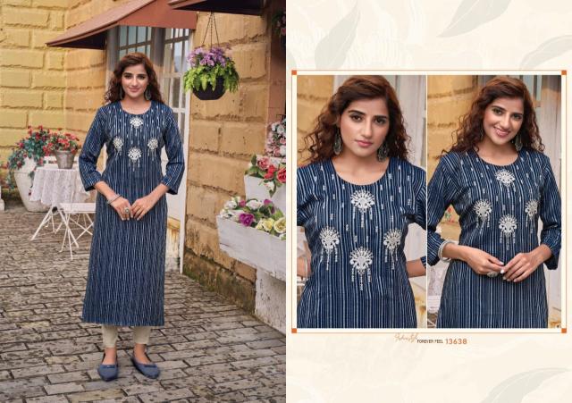 Kalaroop Juliet Fancy Designer Long Kurti Collection