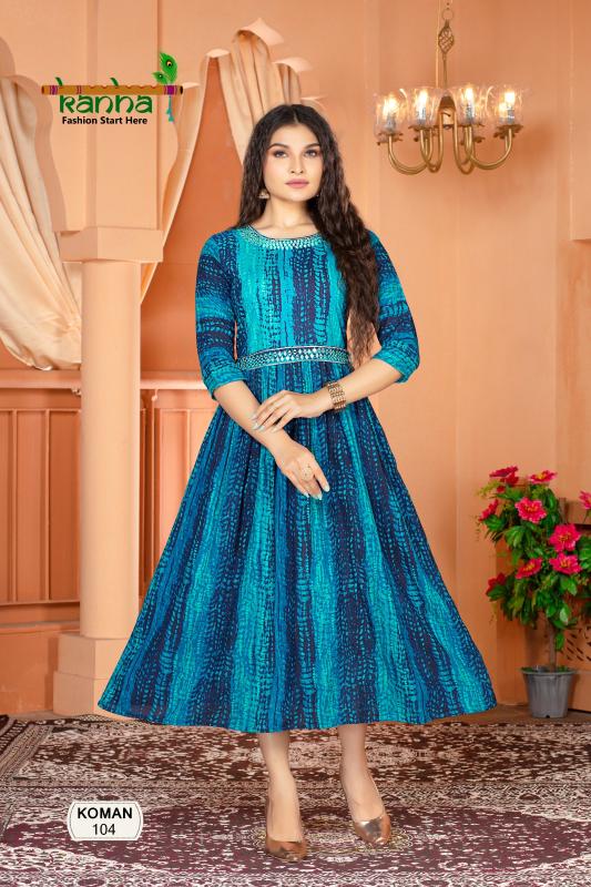 Kanha Koman Exclusive Designer Long Kurti Collection