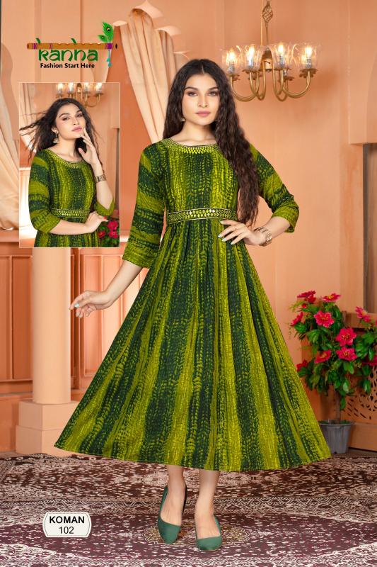 Kanha Koman Exclusive Designer Long Kurti Collection