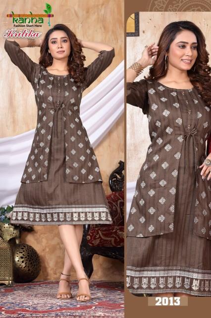 Kanha Kritika Designer Log Kurti Collection