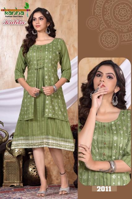 Kanha Kritika Designer Log Kurti Collection