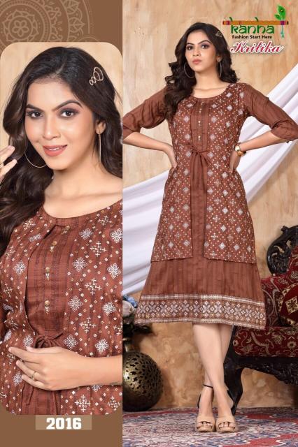 Kanha Kritika Designer Log Kurti Collection