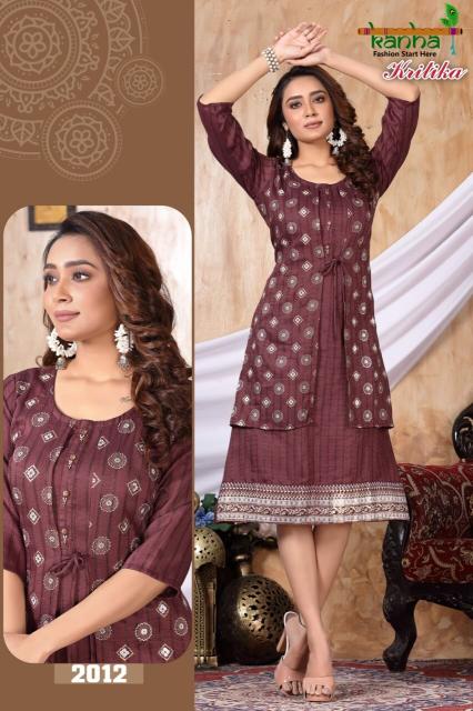 Kanha Kritika Designer Log Kurti Collection