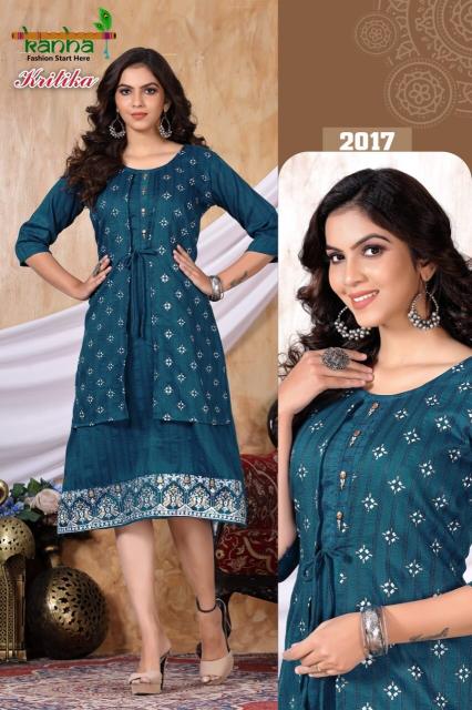 Kanha Kritika Designer Log Kurti Collection