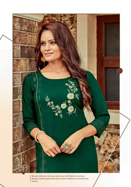 Karissa Aarzoo Ethnic Wear Rayon Long Kurti Collection