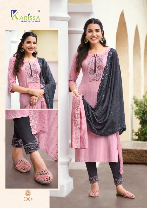 Karissa Opel Vol 3 Premium Wear Kurti Pant With Dupatta