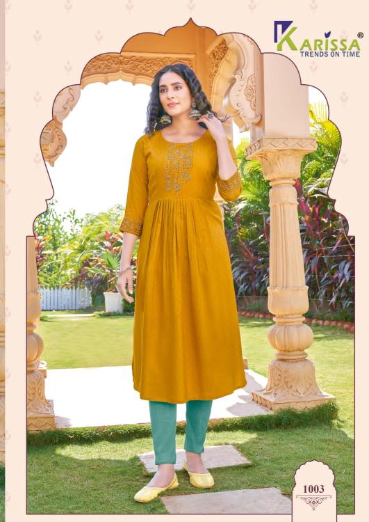 Karissa Vatika Fancy Designer Long Kurti Collection