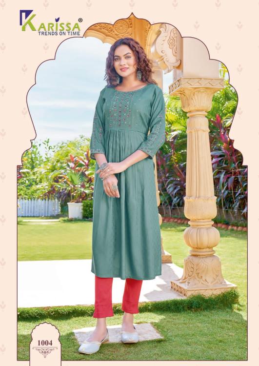 Karissa Vatika Fancy Designer Long Kurti Collection