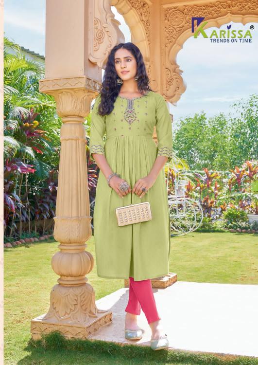 Karissa Vatika Fancy Designer Long Kurti Collection