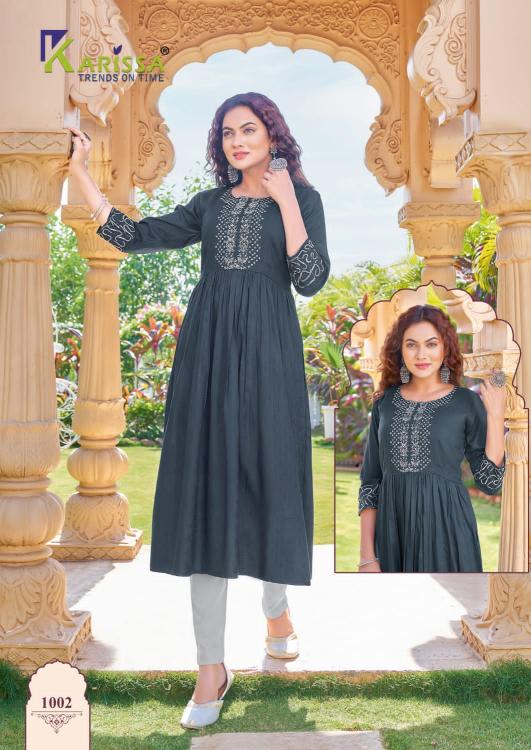 Karissa Vatika Fancy Designer Long Kurti Collection