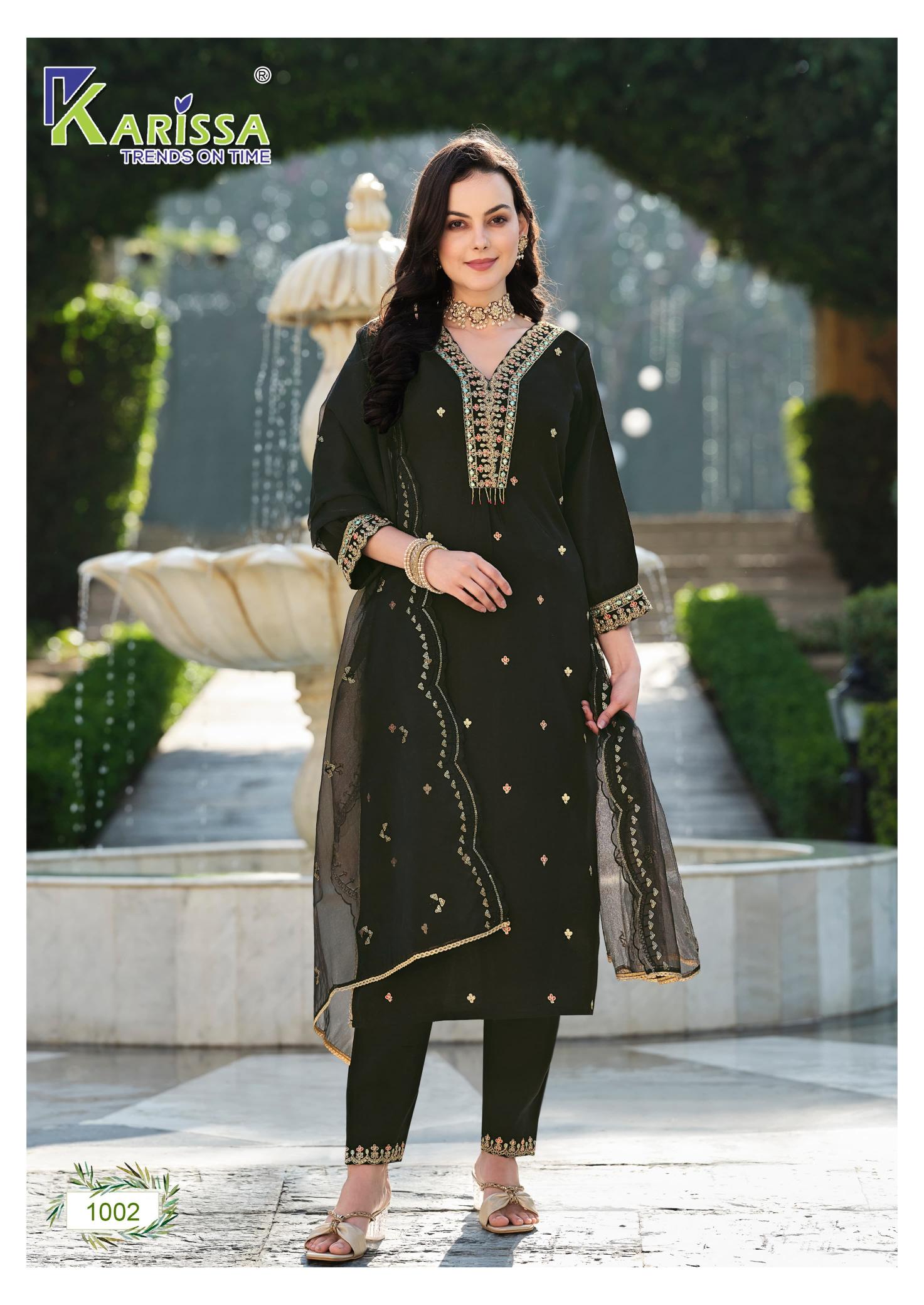 Karissa Zaraa Liva Premium Kurti Pant With Dupatta Collection