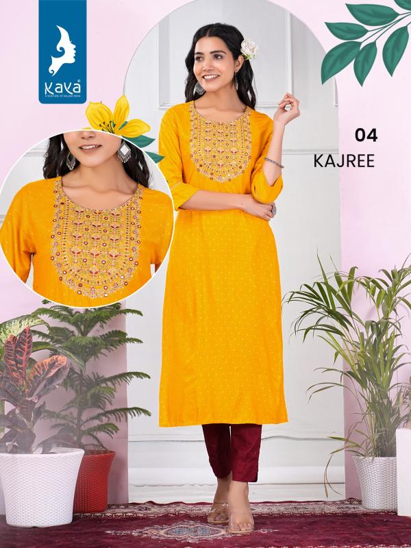 Kaya Kajree Rayon Printed Kurti Collection