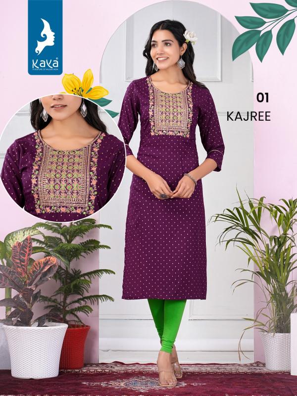 Kaya Kajree Rayon Printed Kurti Collection