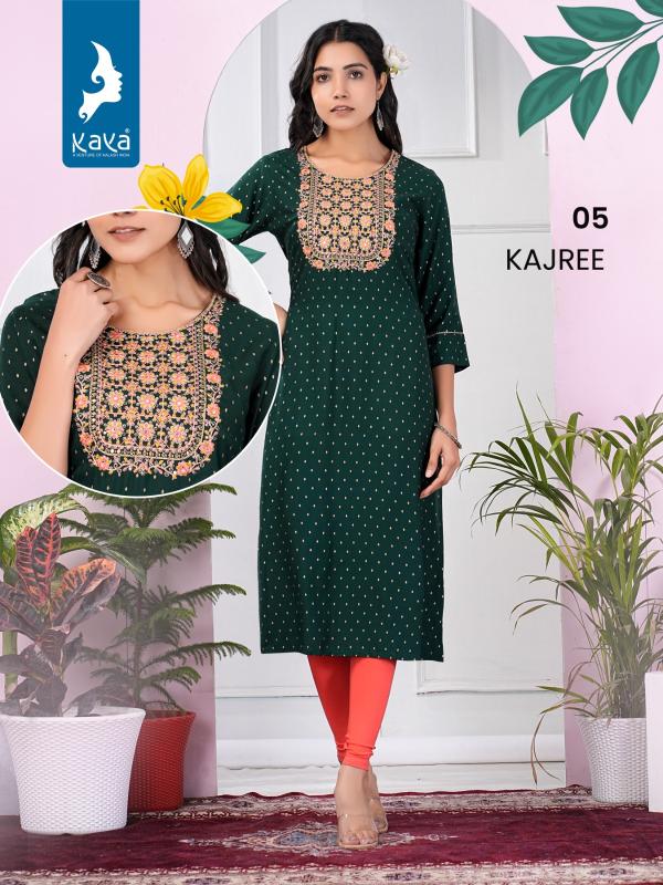 Kaya Kajree Rayon Printed Kurti Collection