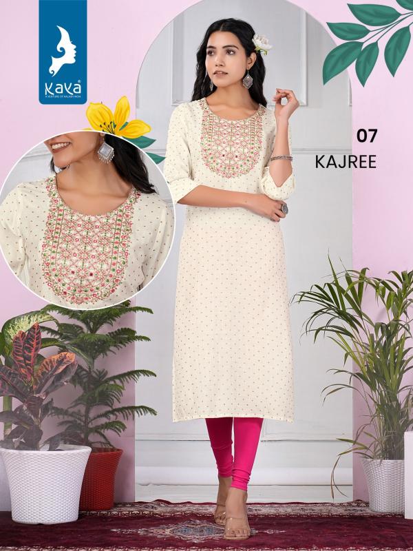 Kaya Kajree Rayon Printed Kurti Collection