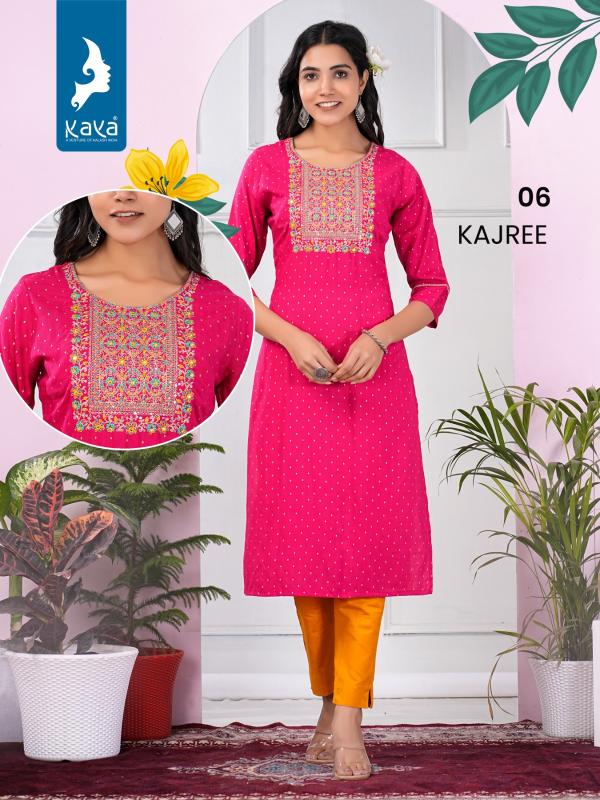 Kaya Kajree Rayon Printed Kurti Collection