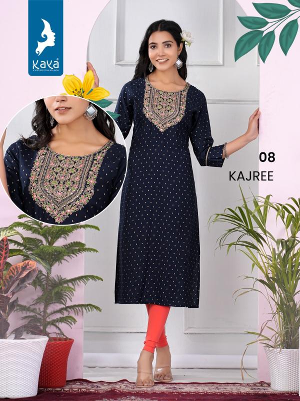 Kaya Kajree Rayon Printed Kurti Collection