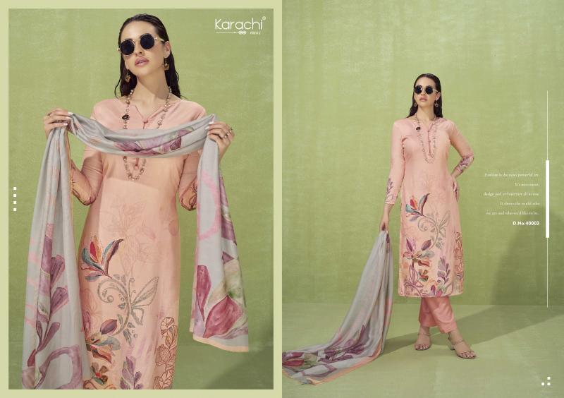 Kesar Zara Silk Digital Printed Dress Material Collection