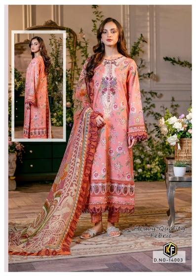 Keval Sobia Nazir Luxury Vol 14 Cotton Dress Material