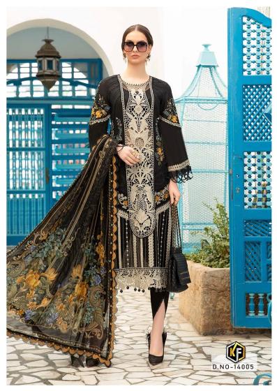 Keval Sobia Nazir Luxury Vol 14 Cotton Dress Material