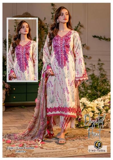 Keval Sobia Nazir Luxury Vol 14 Cotton Dress Material