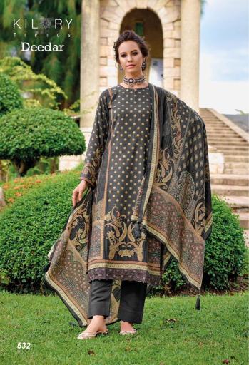 Kilory Deedar Viscose Pashmina With Digital Printed Dress Material