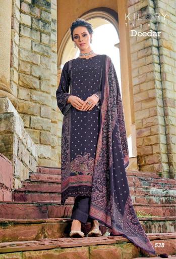 Kilory Deedar Viscose Pashmina With Digital Printed Dress Material