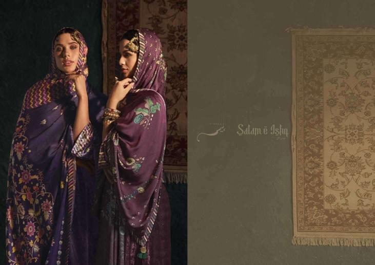 Kimora Heer Salam E Ishq Pure Velvet Digital Printed Suits