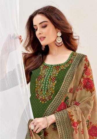 Kundan Pakeezah Vol 13 Regular Wear Cotton Dress Material