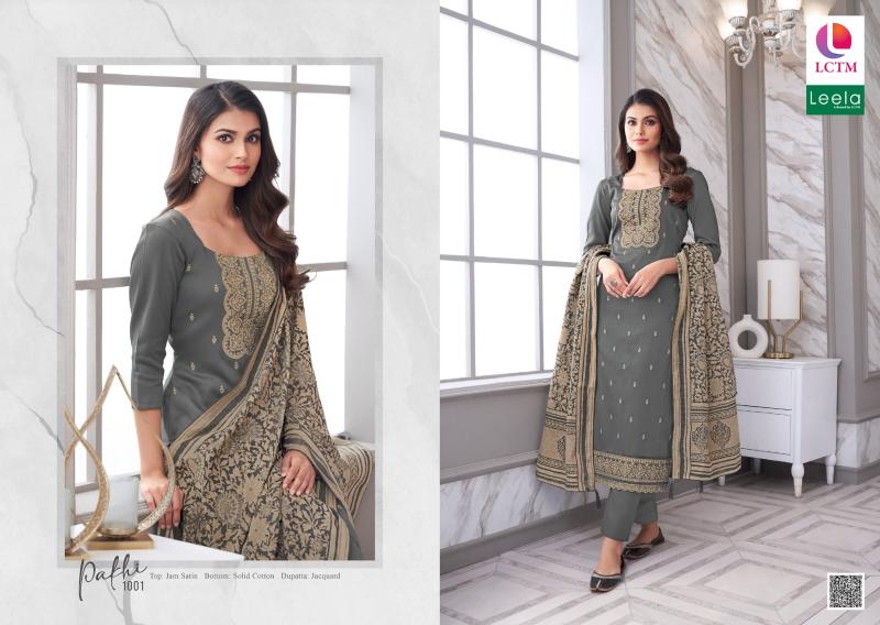 Lctm Leela Pakhi Jam Satin Dress Material Collection